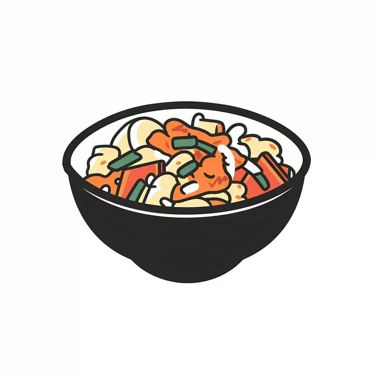 Vector illustration Breakfast food Cereal meal