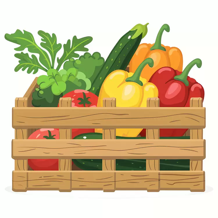 garden healthy fresh fruits box