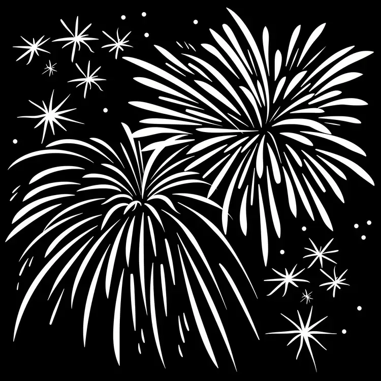 fireworks summer theme party night celebration