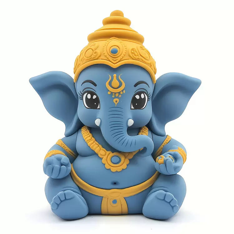 plaything statue blue figurine toy