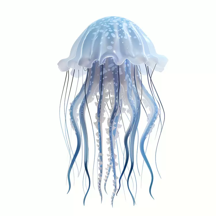 underwater creature ocean swimming marine animal transparent blue