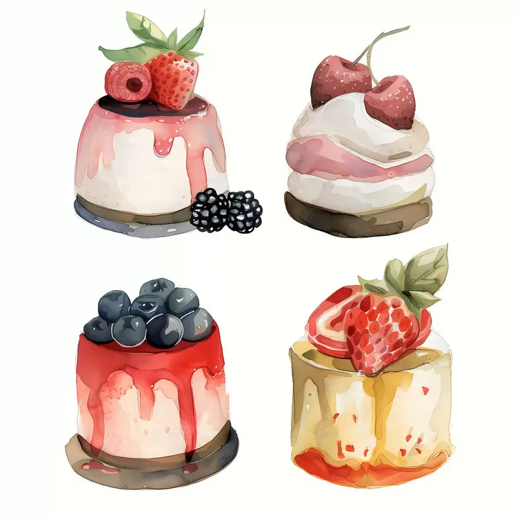 Flavorsome pastries Tiny desserts Bitesize Cake shots