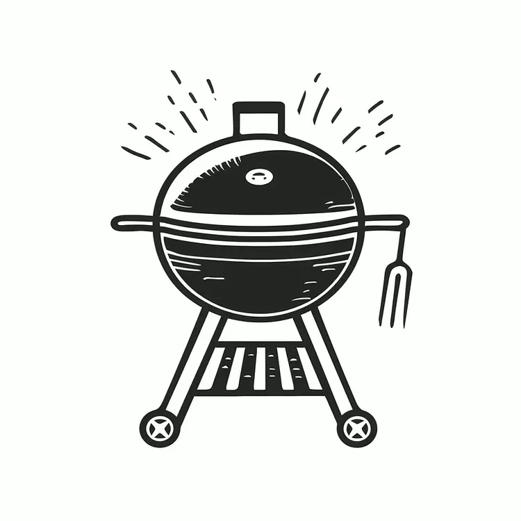 Grilled meat Open fire summer theme Outdoor cooking Barbecue
