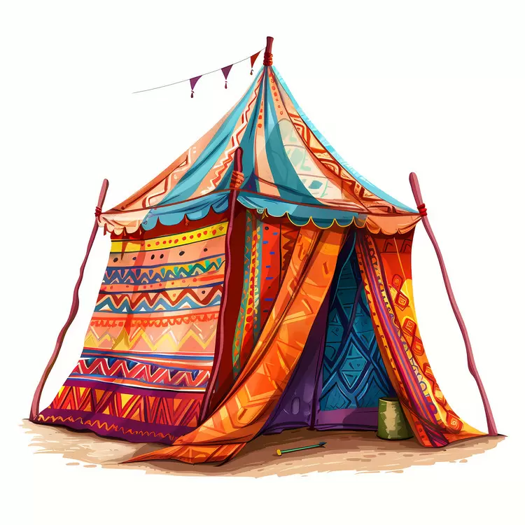 Canvas tent Colorful tent Traditional tent Indian bazaar tent Outdoor shelter