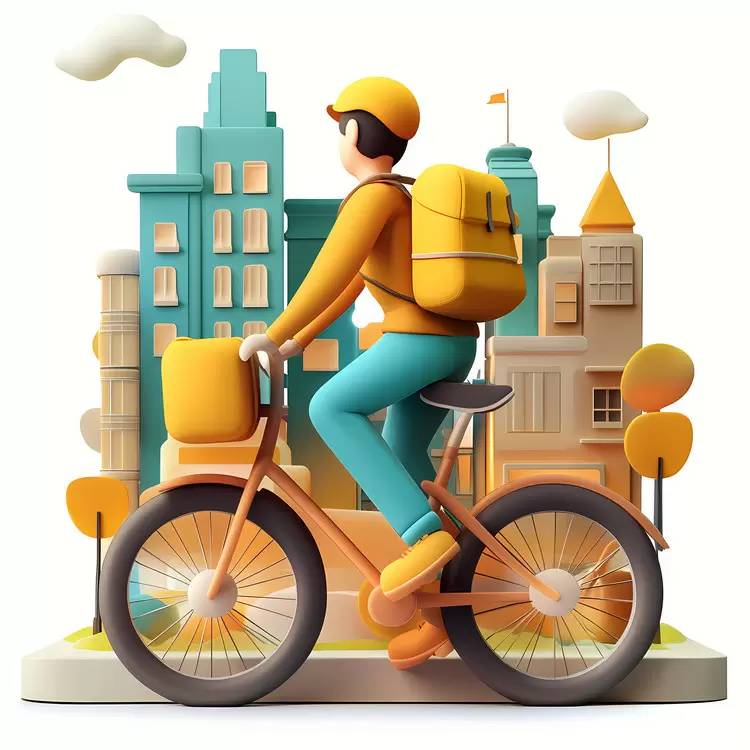 urban environment street cyclist building World Carfree Day