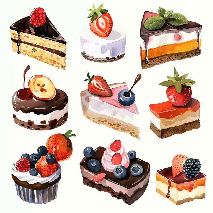 Cheesecake Fruit tart Baked goods Desserts Chocolate cake
