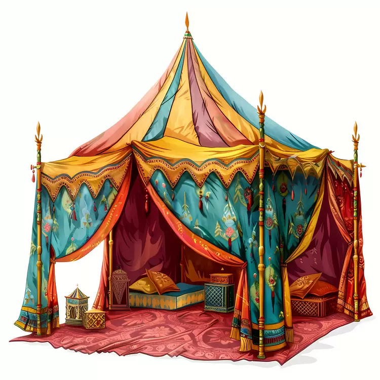 decorated ornate oriental colorful elaborate