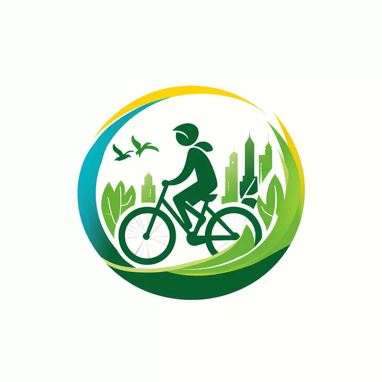 biodiversity cityscape biking eco-friendly bicycle