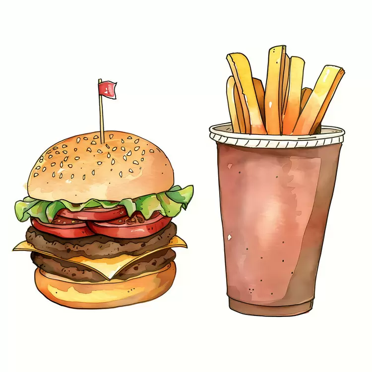 Eating Menu Fast food Hamburger Snack