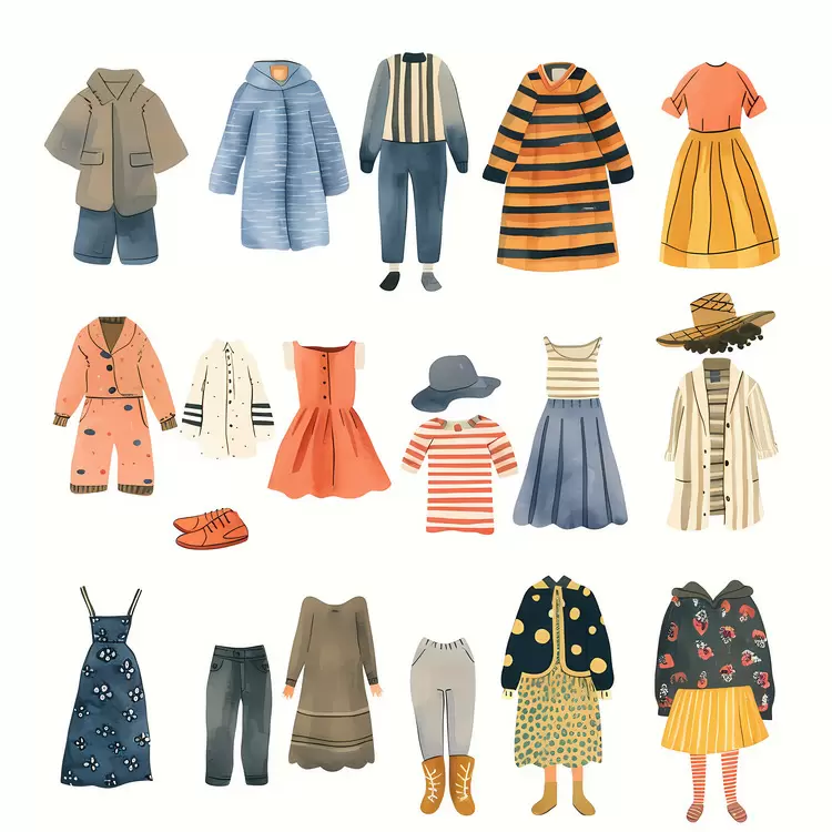 fashion illustration casual wear Clothes outfit clothing design