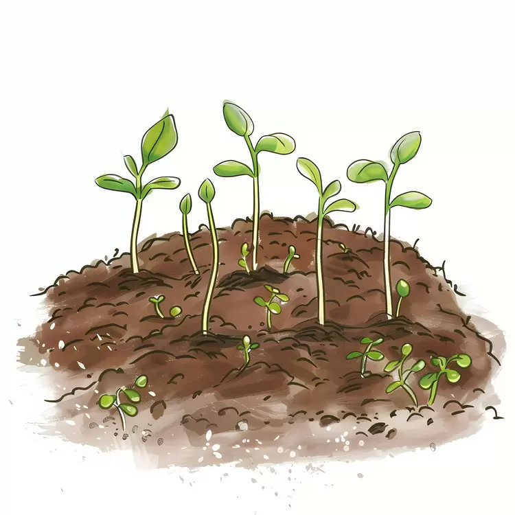 Nature Sprouting Life Earth Environment