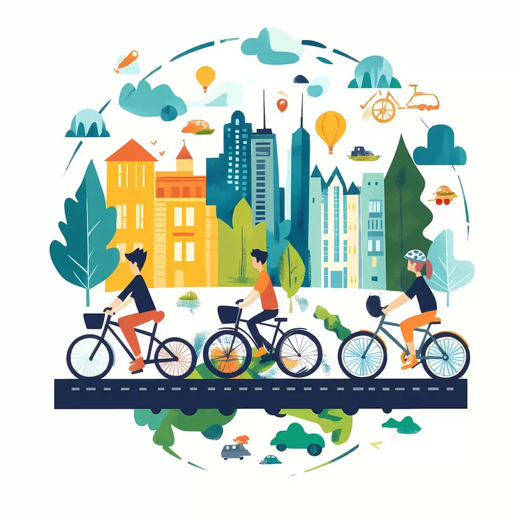 bicycles city cycling culture World Carfree Day urban lifestyle