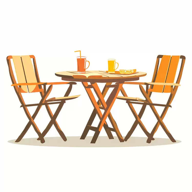 green grass Outdoor Furniture wooden chairs food and drink blue background