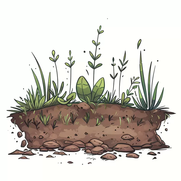 Grass Greenery Garden Plants brown soil
