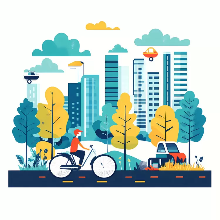 Urban Street scene World Carfree Day Roadway Cityscape