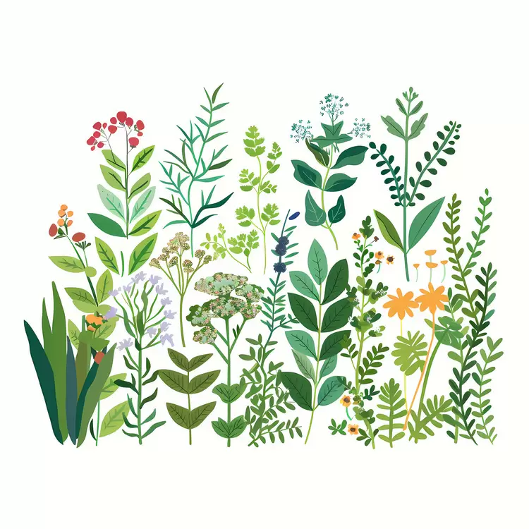 foliage Herb Garden vegetation plants flora