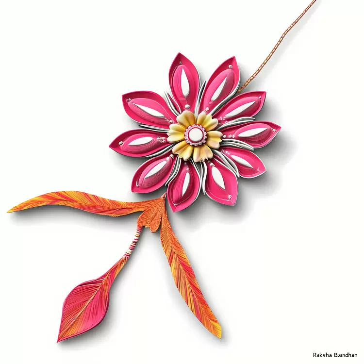 Stamen Ornament for decoration Raksha Bandhan I'm sorry for the delay Flower