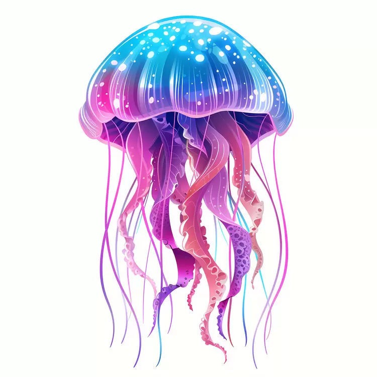 Blue Purple Jellyfish Aquatic Sea creature