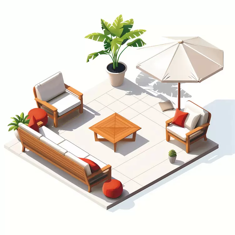 Rooftop patio Coffee table Patio set Outdoor seating Sun loungers
