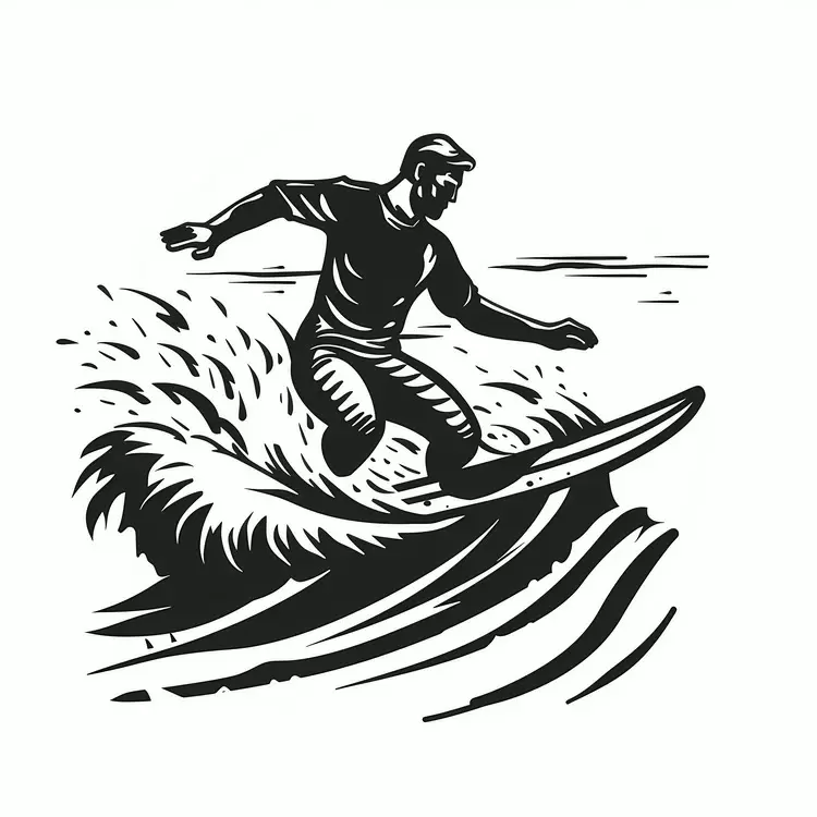 Water sports Swimming Surfer Waves Beach