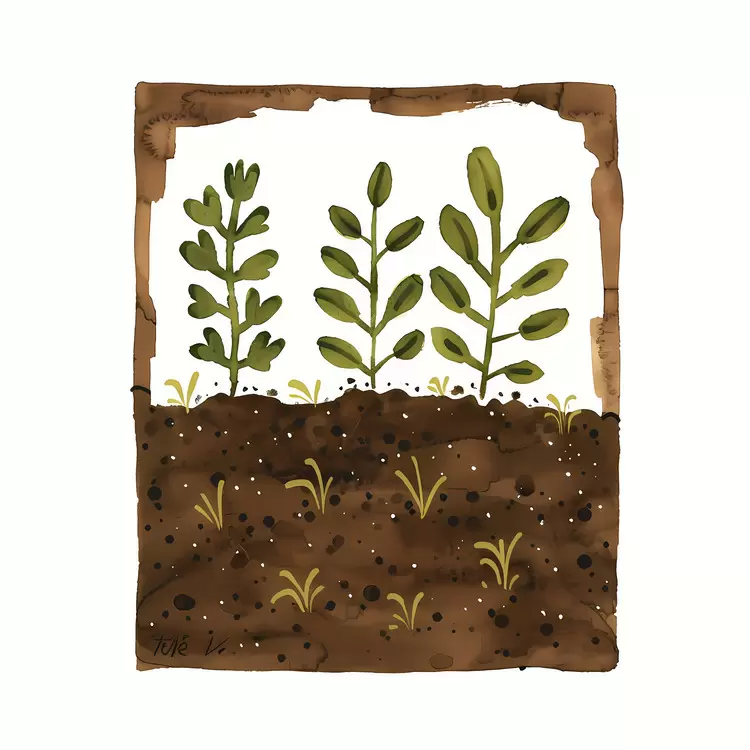 summer winter seeds growth brown