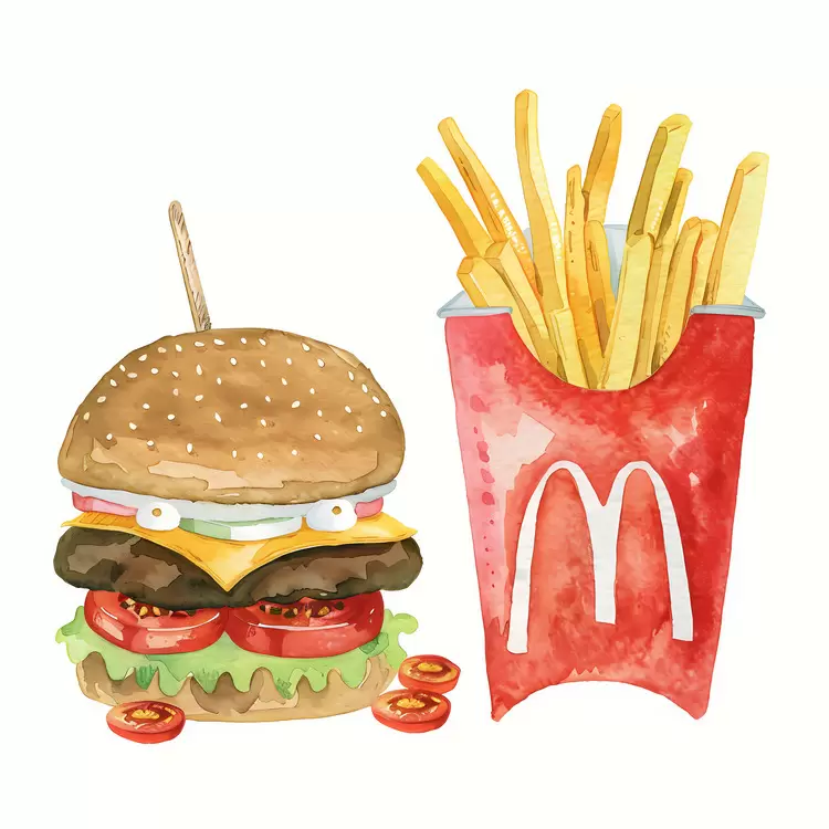 Quick meals Sides with meal Eating out Burger Combination Meal