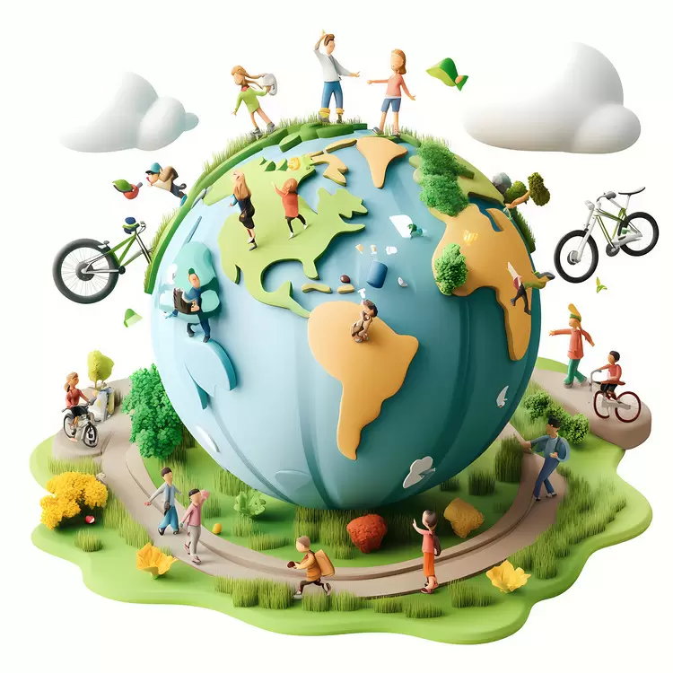 global earth 3d models bike bicycle