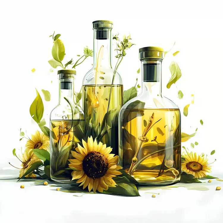 greenery vases seeds sunflower petals International Biodiesel Day