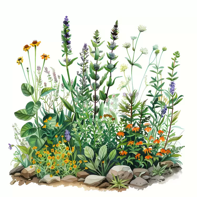 outdoor Herb Garden plants natural