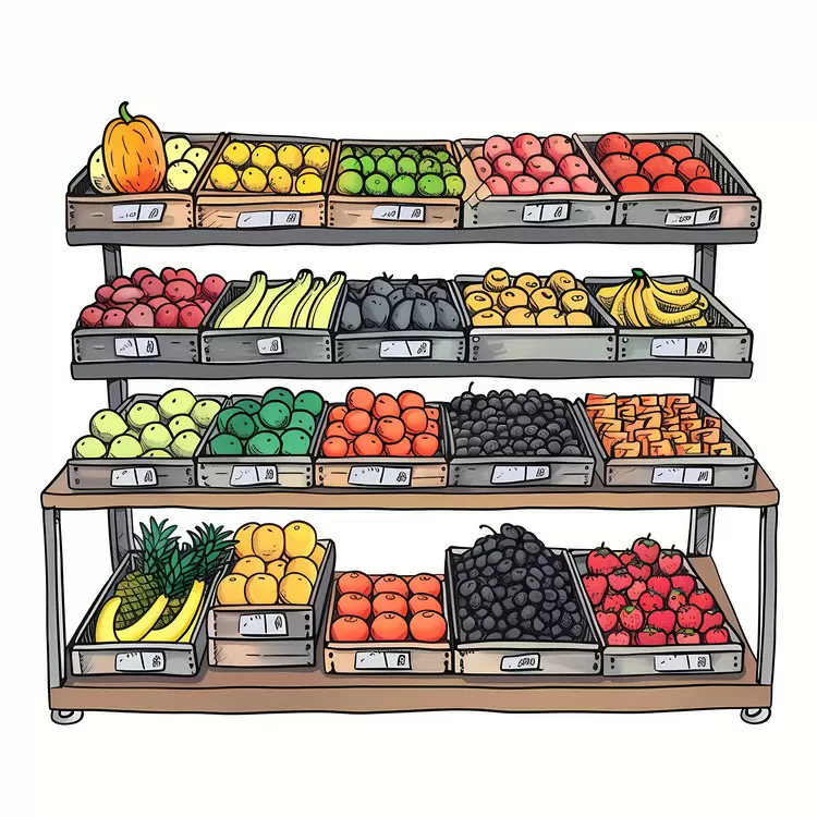 healthy fresh variety vibrant fruits