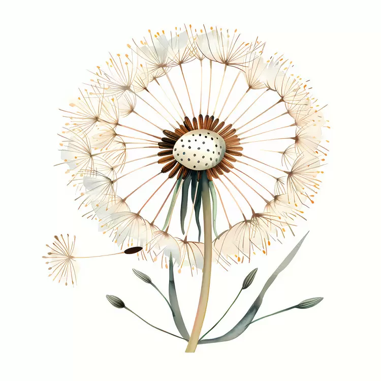 Yellow Springtime Petal Natural White