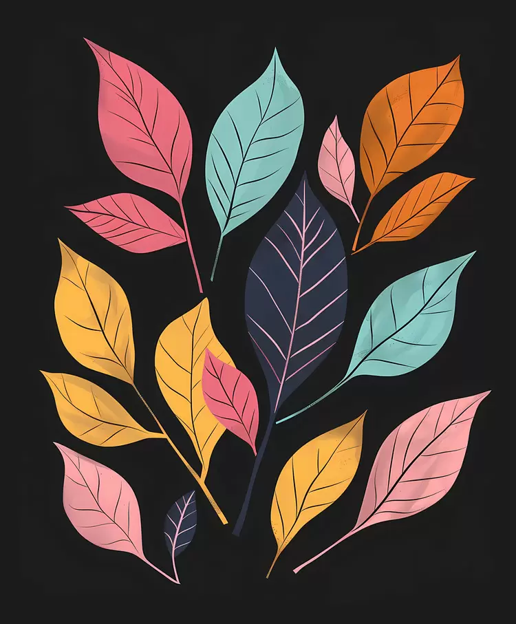 Artwork Vector Floral Botanical Hand Drawn
