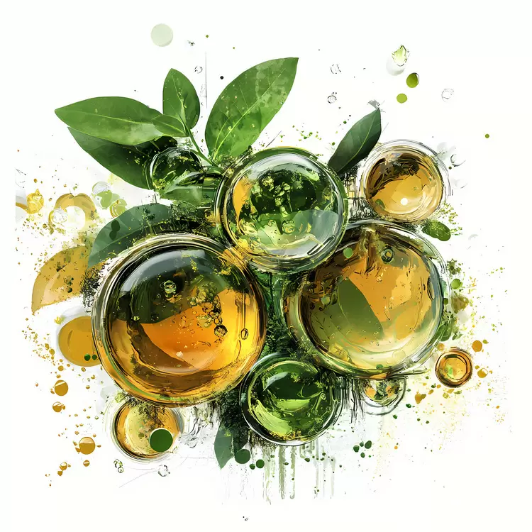 Fruits and vegetables Water drops Botanical elements Abstract representation of nature Environmental art