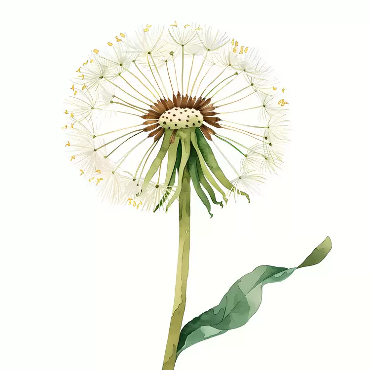 nature simple dandelion flower green