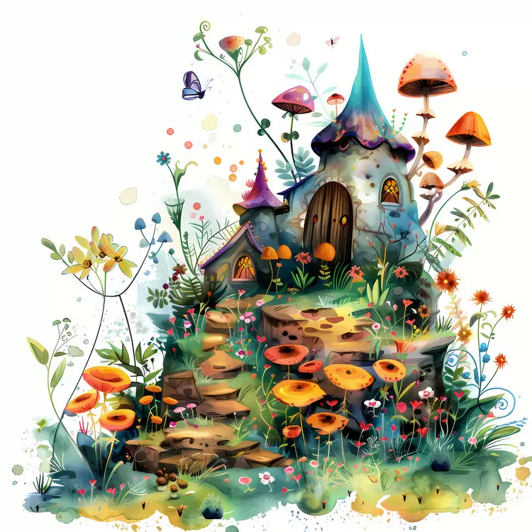 Flowers Fairytale Fairy Garden Romantic Woods