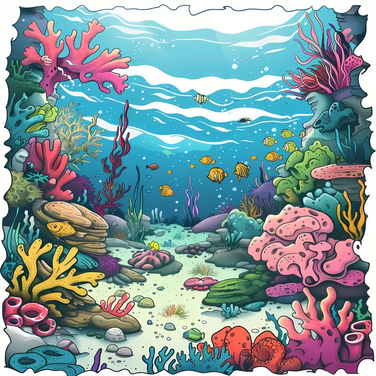 turtles Underwater Seascape marine life