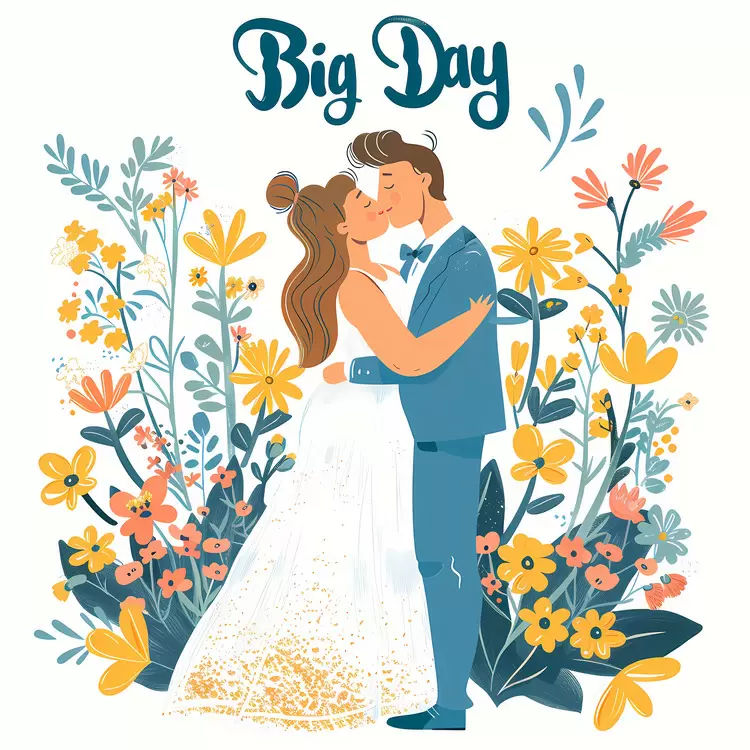 Romantic Moment Everlasting Happiness Eternal Love Big Day Happily in Love