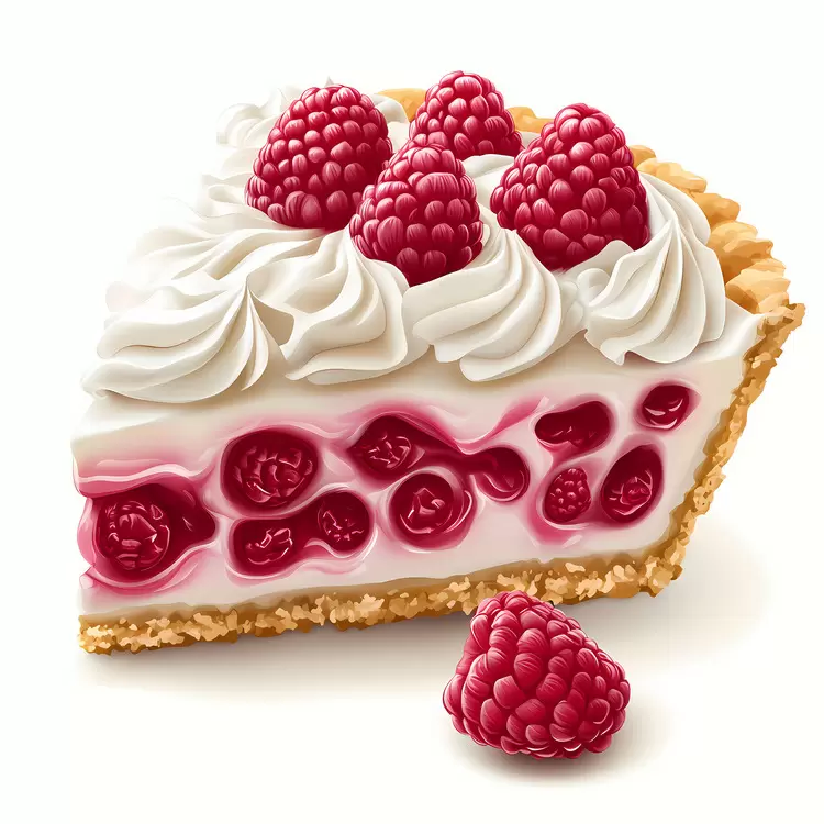 Sweet Whipped cream Raspberry Yum