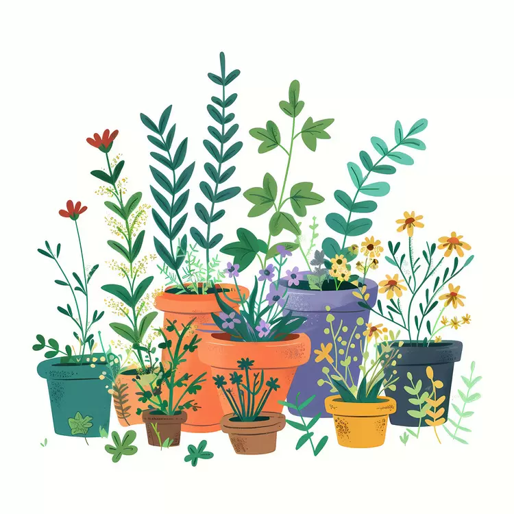 plant containers live plants nature potting soil flower pots