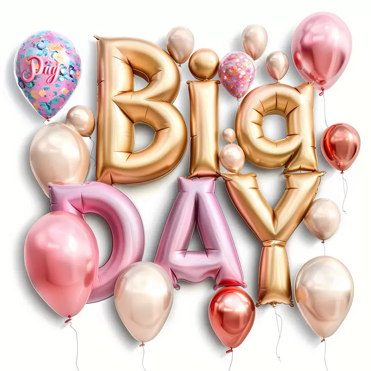 joy birthday special event Big Day balloons
