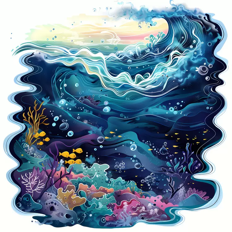 brown green orange fish swimming