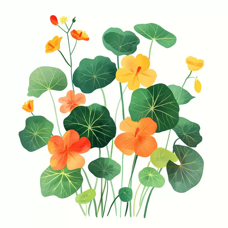 Colorful Nature Flowers Spring Ethereal