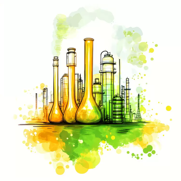 Glassware International Biodiesel Day Watercolor Industrial Fractal