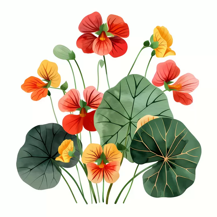 floral watercolor botanical artwork flower painting floral design vintage