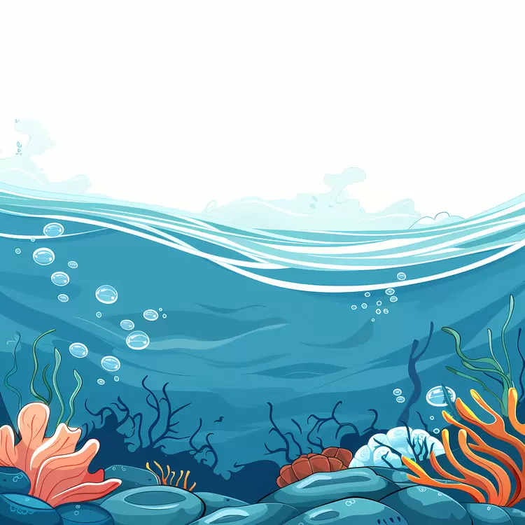 coral reefs blue ocean marine Underwater Seascape