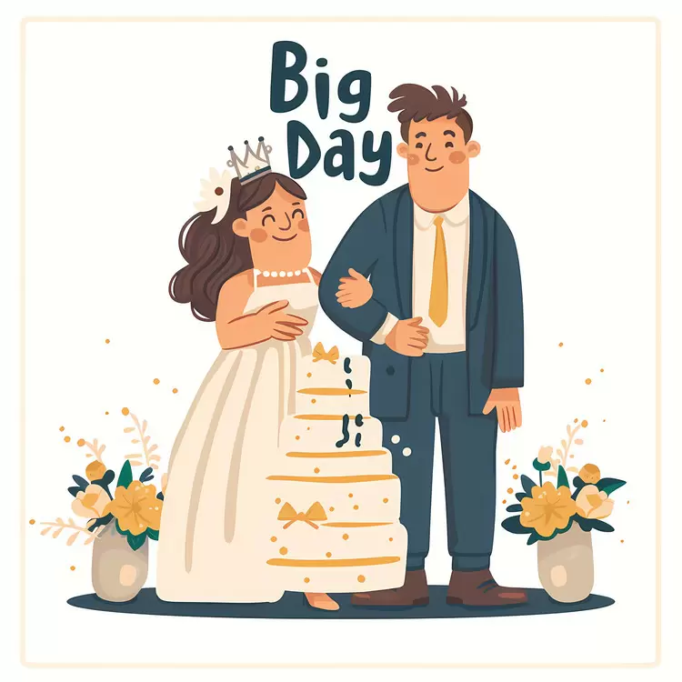 bride and groom standing near wedding cake celebration big day wedding