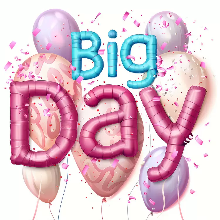 colorful spotted happy sky balloons