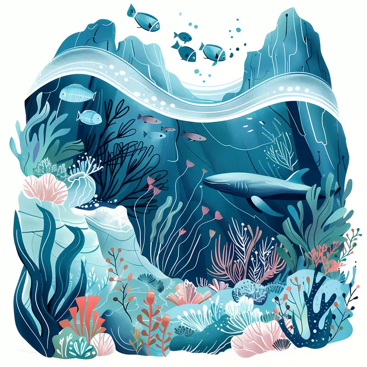 vibrant pink teal aqua water