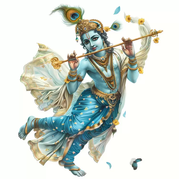 lord krishna lord of the universe god of light krishna's dance hindu art