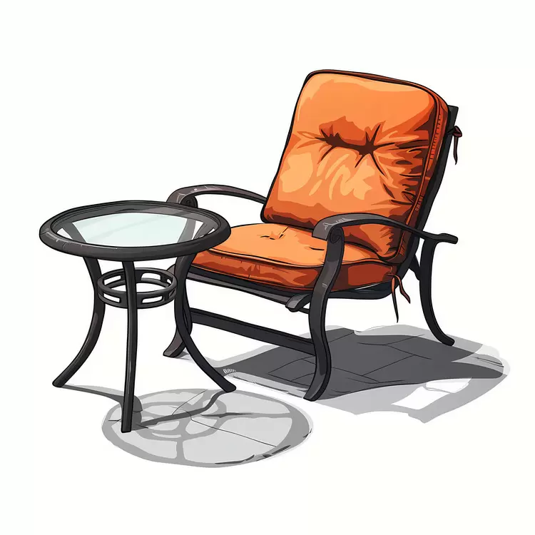 Glass table Sunscreen Lounge chair Outdoor furniture